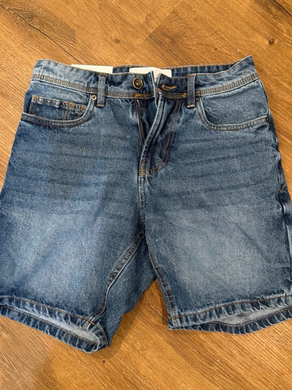 Men's Blue Denim Shorts